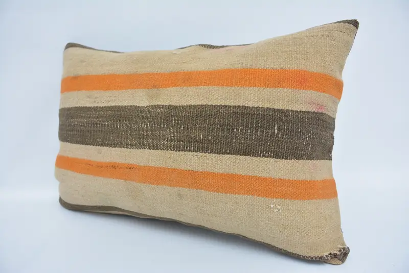 Bolster Throw Pillow Case, Boho Pillow, 16x24 Brown Pillow Case, Pillow for Couch, Pillow Cover, Boho Pillow Sham Cover - 4