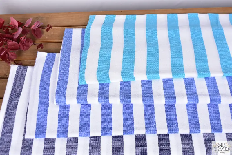 Cute Beach Towel, Spa Towel, 68x36 Cotton Striped Towel, Custom Wedding Gifts, Bridesmaid Gifts, Turkish Towel Bulk, Hammam towel, Gift For Bride - 4