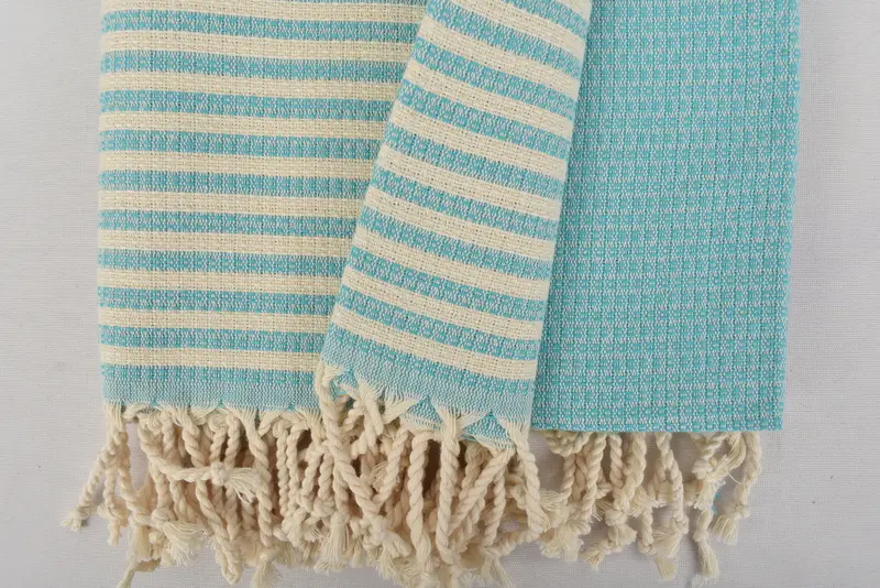 Turkish fouta towel for outdoor use, Turkish bath towel, 68x40 Cotton Striped Towel, Engagement Gift, Monogram Turkish Towel, Custom Wedding Gift - 5