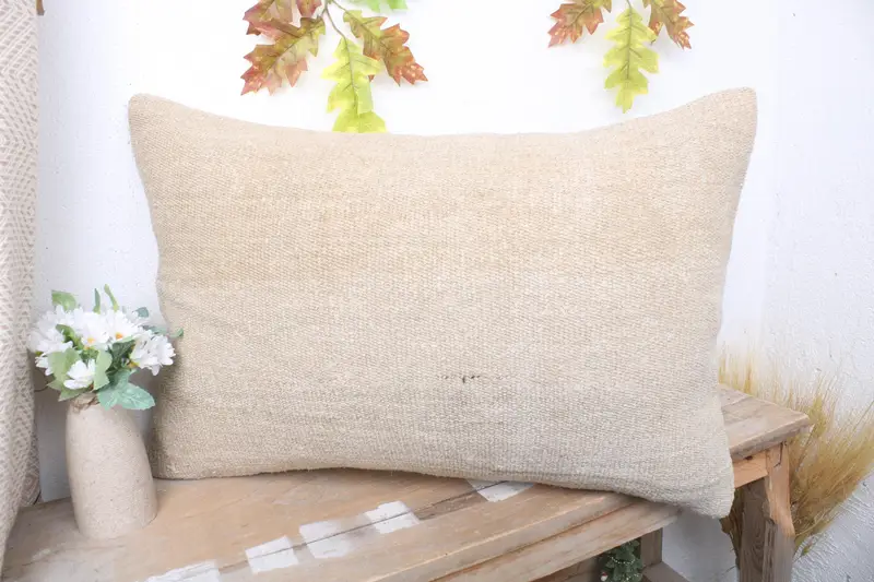 16x24 Beige Cushion, Pillow, Interior Designer Pillow, Colorful Cushion Cover, Pillow for Couch, Outdoor Pillow Cover, Antique Pillows - 4