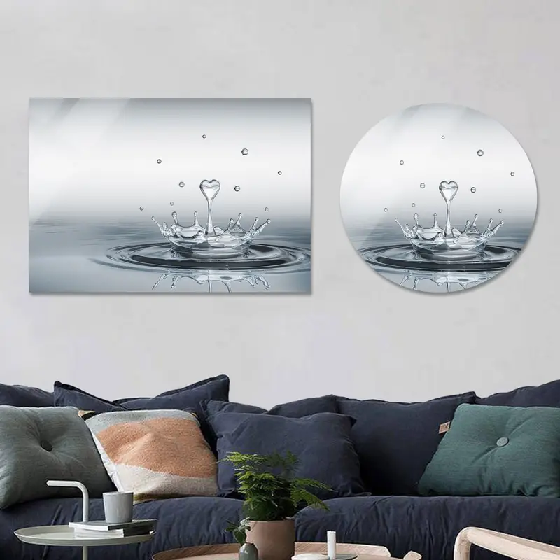 エレガントな愛のキャンバス プリント: トレンディなバレンタインデーのギフト