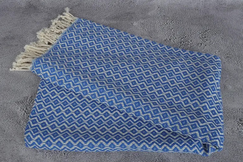 Best Beach Towel, 70x40 Cotton Diamond Towel, Bride Gift, Handmade Turkish Towel, Wedding Towel, Cotton towel, Bridesmaid Towel, Large Turkish Towel - 6