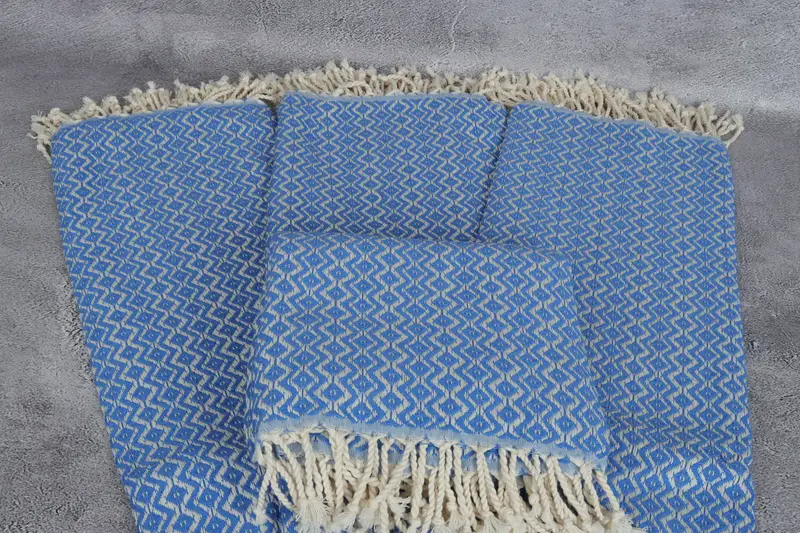 Best Beach Towel, 70x40 Cotton Diamond Towel, Bride Gift, Handmade Turkish Towel, Wedding Towel, Cotton towel, Bridesmaid Towel, Large Turkish Towel - 4