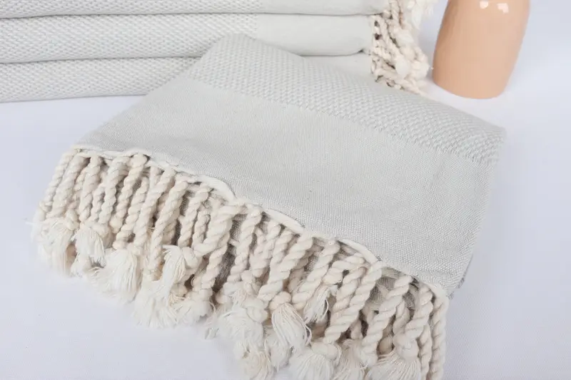 Lightweight Turkish towel, Gift For Boyfriend, Embroidered Turkish Towel, Custom Wedding Gift, Quick-dry peshtemal, 70x40 Cotton Geometric Towel - 5