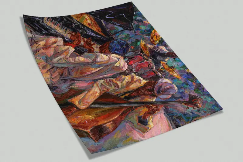 Modern Wall Paper, Jazz Wall Painting, , Wall Paper Peel and Stick, Music Room Wall Painting, 3d Wall Paper, American Wall Mural, - 8