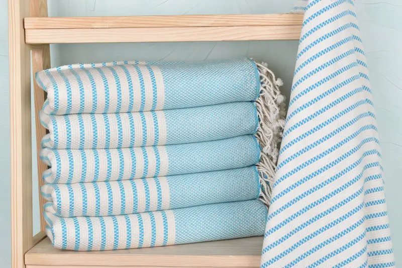 Valentines Gift, Gifts For Him, 76x40 Cotton Striped Towel, Bachelorette Party Gifts, Bachelorette Gifts, Best Wedding Gift, Handmade Gift - 2
