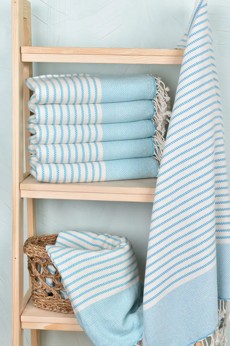 Valentines Gift, Gifts For Him, 76x40 Cotton Striped Towel, Bachelorette Party Gifts, Bachelorette Gifts, Best Wedding Gift, Handmade Gift - 3