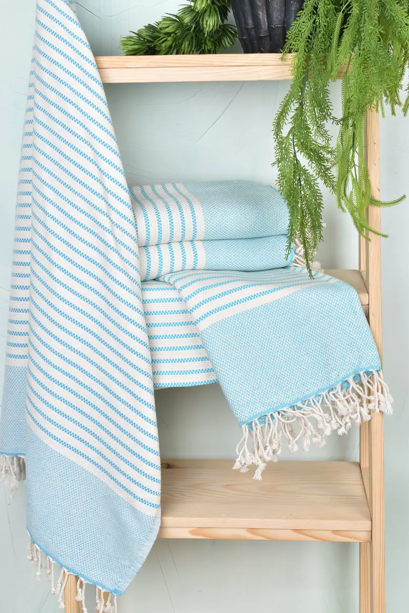 Valentines Gift, Gifts For Him, 76x40 Cotton Striped Towel, Bachelorette Party Gifts, Bachelorette Gifts, Best Wedding Gift, Handmade Gift - 6
