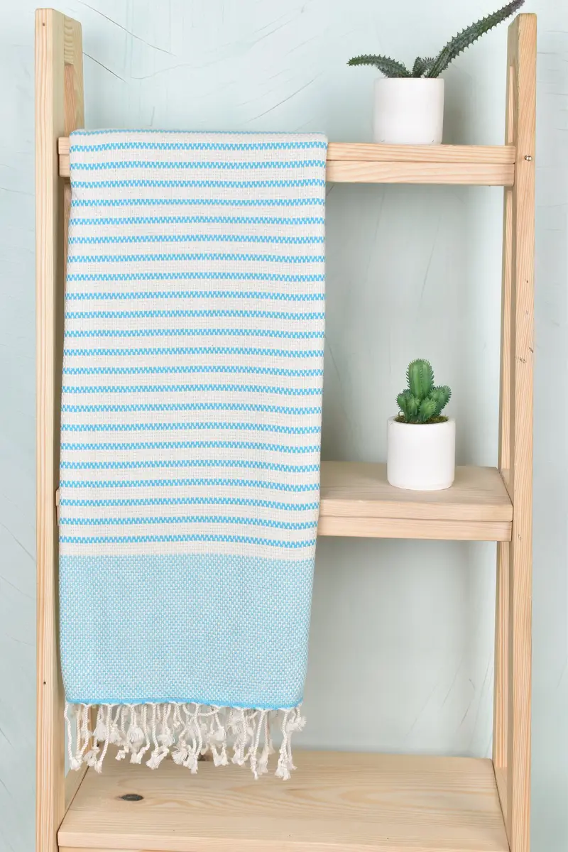 Valentines Gift, Gifts For Him, 76x40 Cotton Striped Towel, Bachelorette Party Gifts, Bachelorette Gifts, Best Wedding Gift, Handmade Gift - 8