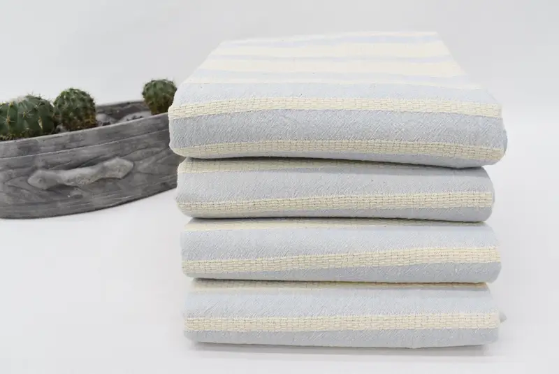 Turkish towel, Hammam towel, Summer Towel, Summer Gift Ideas, 70x34 Cotton Striped Towel, Wedding For Favor, Absorbent Turkish towel, Guest Towel - 7