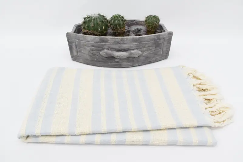 Turkish towel, Hammam towel, Summer Towel, Summer Gift Ideas, 70x34 Cotton Striped Towel, Wedding For Favor, Absorbent Turkish towel, Guest Towel - 3