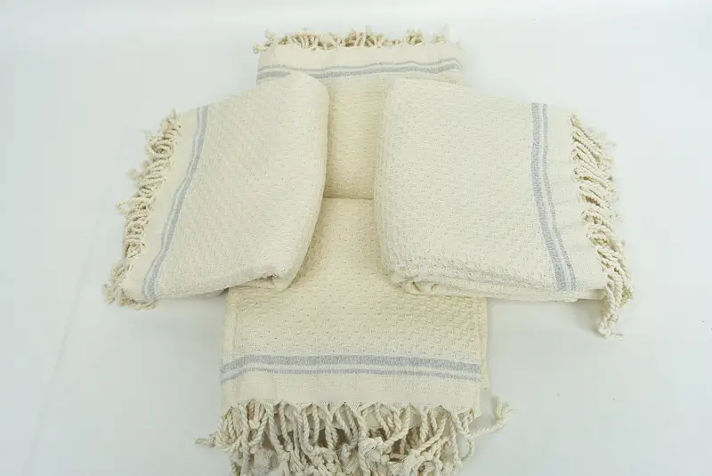 Personalisiertes Hochzeitsgeschenk, Badezimmertuch, Hauswarminggeschenk, türkisches Strandtuchmonogramm, 68x36 Baumwollstreifenhandtuch, personalisiertes türkisches Handtuch - 6