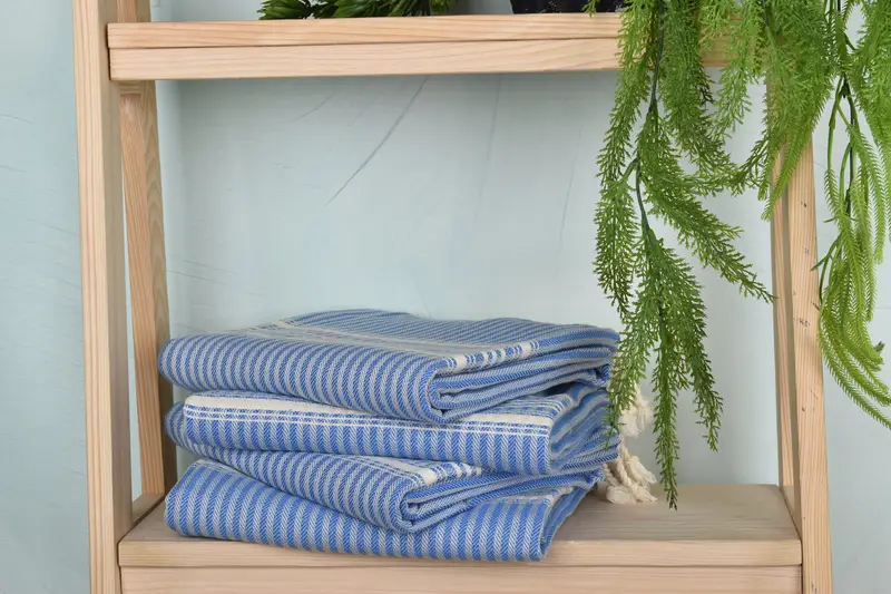Towel With Name, Absorbent towel, Housewarming Gift, 68x38 Linen Striped Towel, Wedding Shower Gift, Girls Weekend Favors, Turkish bath towel - 7