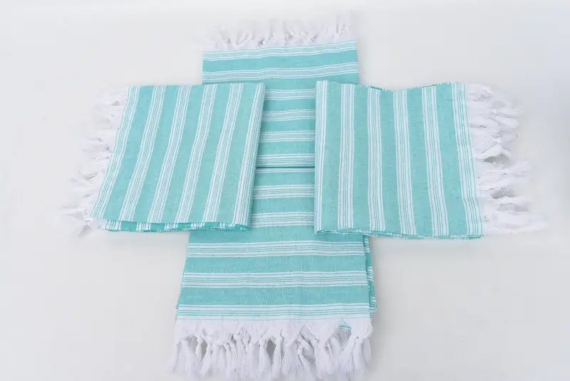 Boyfriend Christmas Gift, Bulk Order Towel, Bridal Shower Favors, Gym Towel, Fouta towel, 70x40 Cotton Striped Towel, Travel Towel, Peshtemal Towel - 6