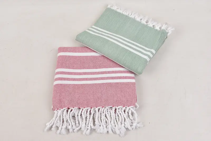 Absorbent towel, Christmas Gift, Bachelorette Towel, 70x40 Cotton Striped Towel, Gift For Him, Bachelor Gifts, Lightweight Turkish towel for beach - 7