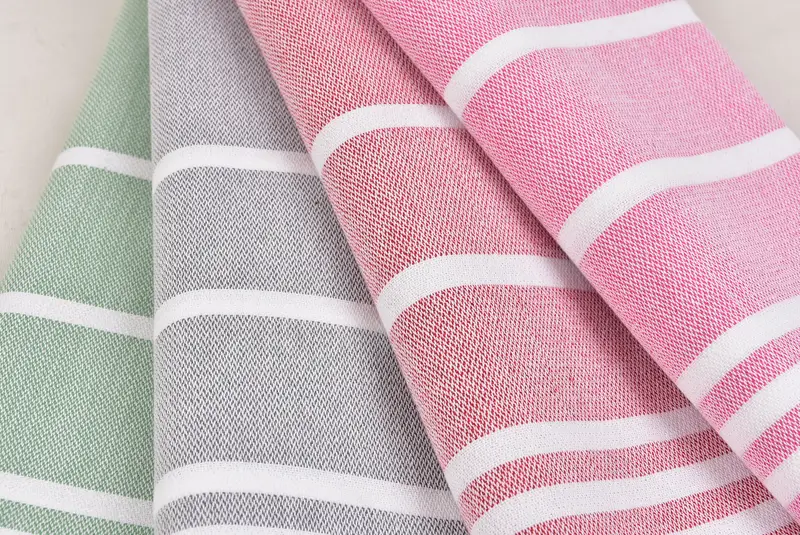 Absorbent towel, Christmas Gift, Bachelorette Towel, 70x40 Cotton Striped Towel, Gift For Him, Bachelor Gifts, Lightweight Turkish towel for beach - 5