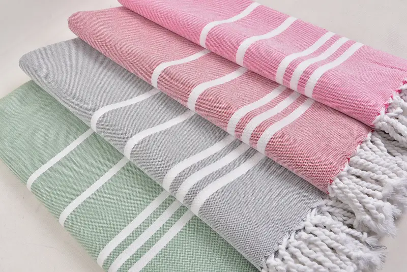Absorbent towel, Christmas Gift, Bachelorette Towel, 70x40 Cotton Striped Towel, Gift For Him, Bachelor Gifts, Lightweight Turkish towel for beach - 6