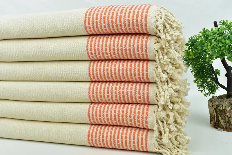 Bachelorette Party Gift, Best Beach Towel, 70x36 Cotton Striped Towel, Gift For Boyfriend, Bath towel, Turkish Towel Set, Beach Wedding Favor - 3