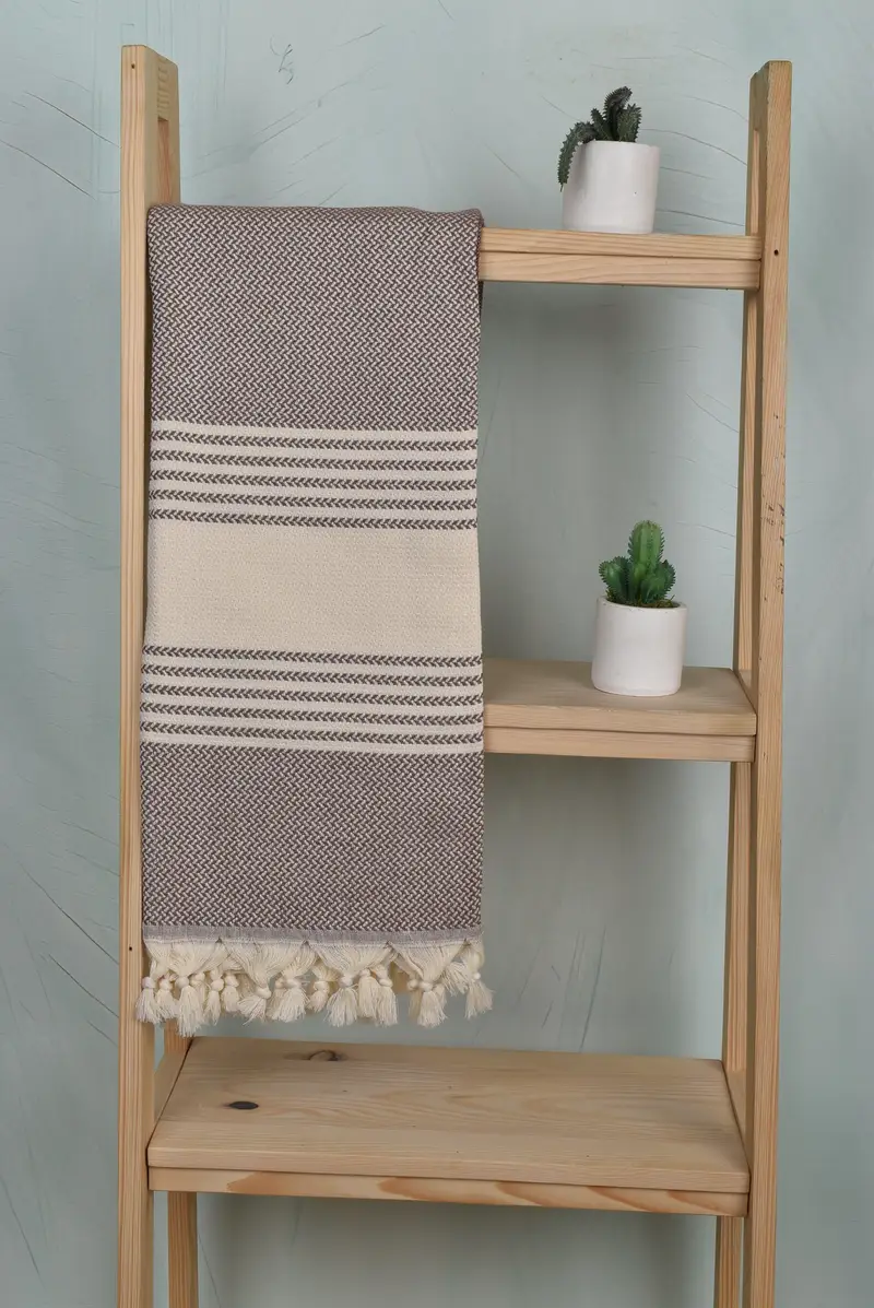 Guest Towel, Personalized Turkish Towel, Girls Weekend Getaways Ideas, 70x40 Cotton Striped Towel, Bridesmaid Gift, Bridesmaid Gifts, Home Gift - 8