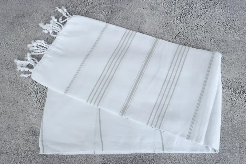 Customized Turkish Towel, Sand-resistant towel, Personalized Gifts, 70x40 Cotton Striped Towel, Monogram Towels, Bridesmaid Gifts, Gift For Coworker - 6