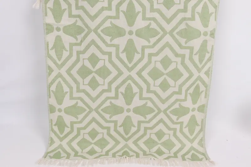 40x24 Linen Tulip Patterned Towel, Christmas Favors, Wedding Anniversary Gift, Personalized Gifts, Personalized Dish Towel, Monogram Hand Towel - 1