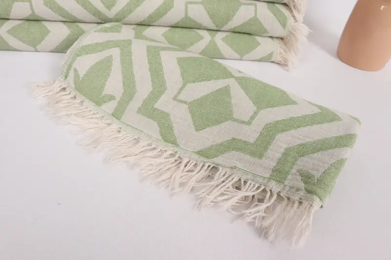 40x24 Linen Tulip Patterned Towel, Christmas Favors, Wedding Anniversary Gift, Personalized Gifts, Personalized Dish Towel, Monogram Hand Towel - 5