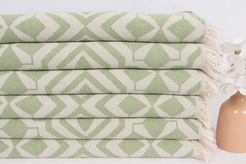 40x24 Linen Tulip Patterned Towel, Christmas Favors, Wedding Anniversary Gift, Personalized Gifts, Personalized Dish Towel, Monogram Hand Towel - 4