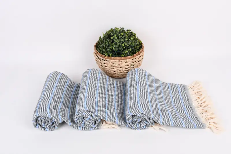 Personalized Bridesmaid Gift, Personalized Towel, Guest Towel, Monogram Turkish Bath Towel, Bachelor Gifts, 70x40 Cotton Striped Towel, Gift For Mom - 8