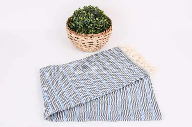 Personalized Bridesmaid Gift, Personalized Towel, Guest Towel, Monogram Turkish Bath Towel, Bachelor Gifts, 70x40 Cotton Striped Towel, Gift For Mom - 4