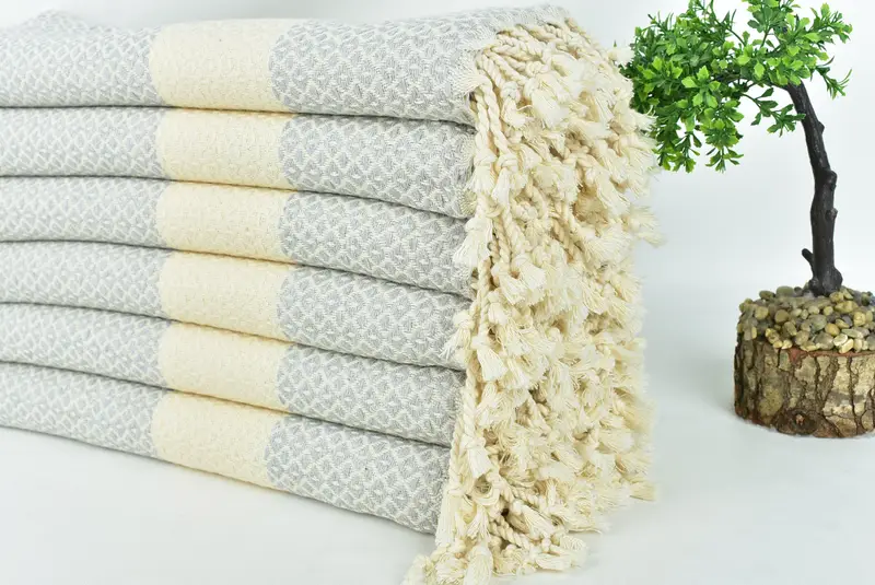 Bachelorette Gifts, Personalized Towel, Custom Gift, First Wedding Anniversary Gift, Grandma Gift, Custom Name Towel, 70x40 Cotton Geometric Towel - 3