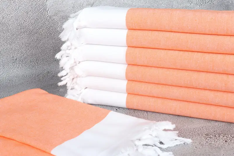 Monogram Turkish Towel, Hammam towel, Housewarming Gift, Friends Beach Towel, Bachelorette Party Favors, 70x28 Cotton Striped Towel, Engagement Gift - 2
