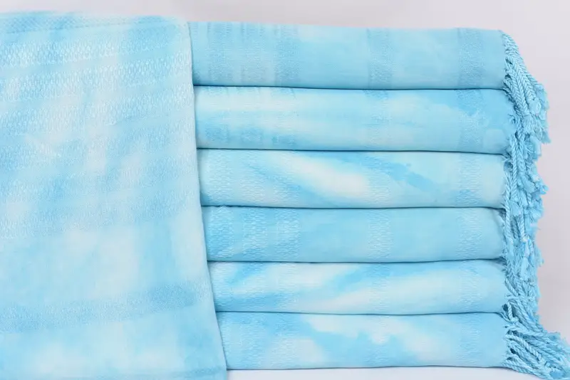 68x36 Cotton Tie Dye Towel, Peshtemal Towel, Gifts For Him, Bachelorette Towel, Wedding Day Gift For Bride, Personalized Gifts, Guest Towel - 2