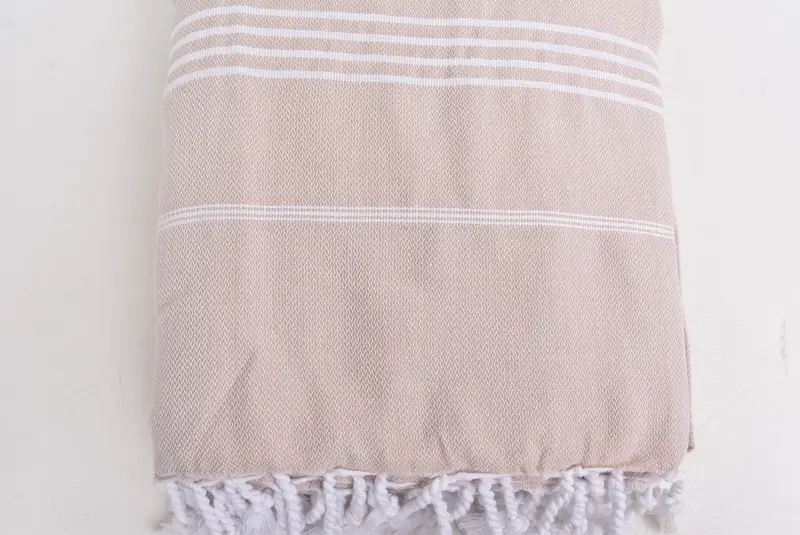 Baby Boy Gift, 88x60 Cotton Striped Towel, Turkish Blanket, Woven Blanket, Organic Beach Blanket, Boho Throw Blankets, Girl Trip Party Favor - 5