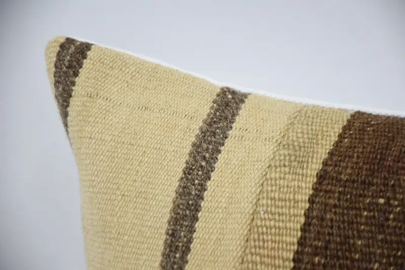 Kilim Pillow, Bolster Cushion Cover, Cushion Cover, Turkish Pillow, 12x36 Beige Pillow Case, Turkish Kilim Pillow, Ethnic Pillow Cover Cushion - 2