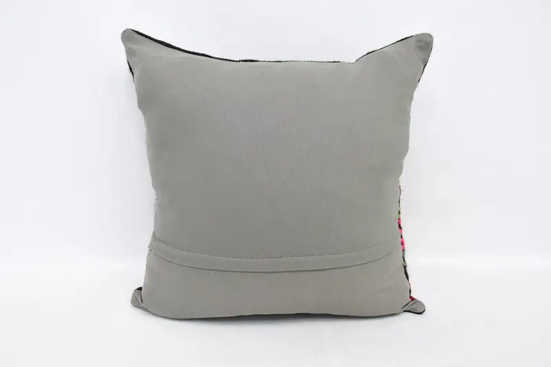 Interior Designer Pillow, Christmas Cushion, Pillow Sham, Throw Kilim Pillow, 24x24 Brown Cushion Case, Kilim Pillow Cover - 6
