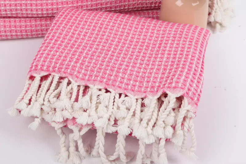 68x36 Cotton Waffle Towel, Bath towel, Authentic Turkish hammam peshtemal, Bridal Shower Gifts, Gift For Her, Custom Beach Towel, Decorative Towel - 5