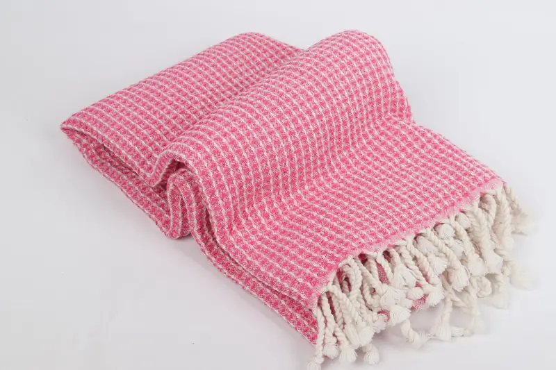68x36 Cotton Waffle Towel, Bath towel, Authentic Turkish hammam peshtemal, Bridal Shower Gifts, Gift For Her, Custom Beach Towel, Decorative Towel - 6