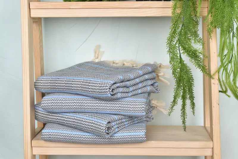 Turkish Towel USA, Bachelorette Party Gifts Bridesmaids, Housewarming Gift, 70x40 Cotton Striped Towel, Personalized Towel Gift, Employee Gifts - 7