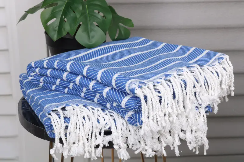 Personalized Turkish Beach Towel, Travel towel, Personalised Gift, Personalized Wedding Gift, 70x40 Bamboo Herringbone Towel, Absorbent towel - 3