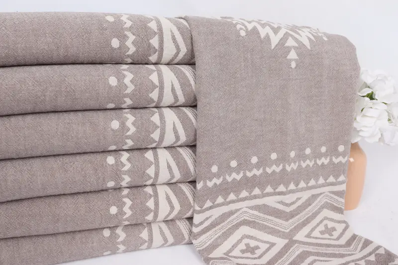 Turkish Towel Hand Towel, Personalized Gifts, Gym Towel, Grandma Gift, Personalized Kitchen Towel, Decorative Towel, 40x24 Cotton Plus Design Towel - 3