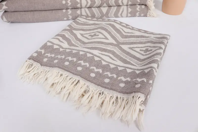 Turkish Towel Hand Towel, Personalized Gifts, Gym Towel, Grandma Gift, Personalized Kitchen Towel, Decorative Towel, 40x24 Cotton Plus Design Towel - 6