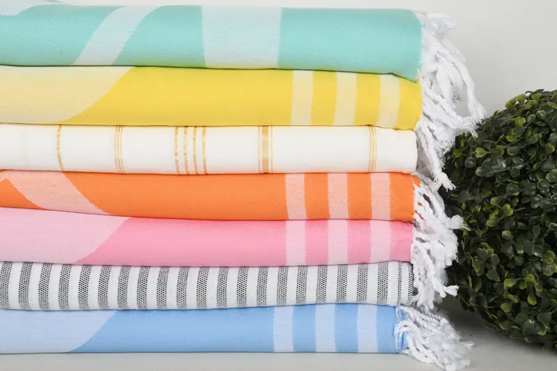 Bachelorette Party Gift, Peshtemal Towel, Gift Boxes Towel, Monogram Beach Towel, 70x40 Cotton Set of 8 Towel, Towel With Name, Custom Name Towel - 3