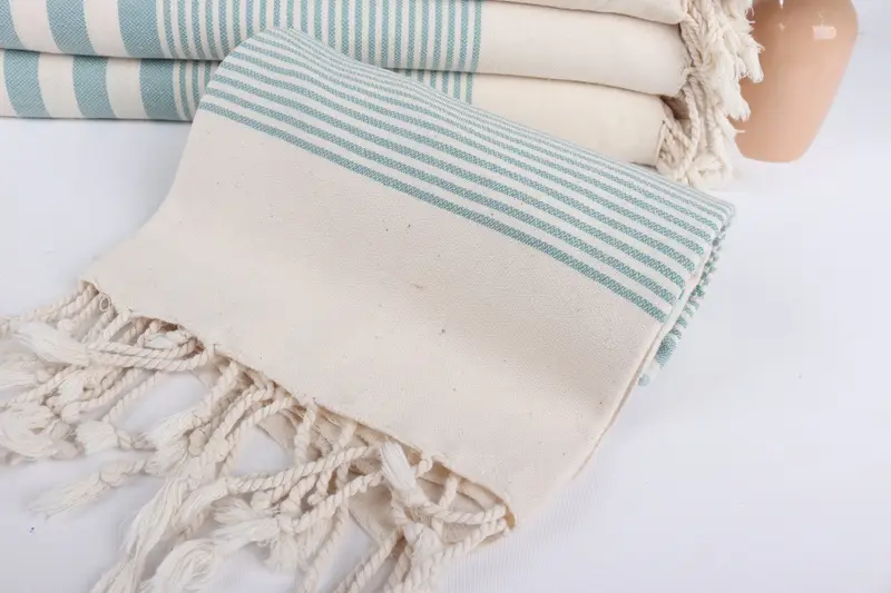 70x40 Cotton Striped Towel, Custom Beach Towel, Absorbent towel, Turkish hand towel, Turkish Towel Beach Towel, Personalized Wedding Gift For Couple - 4