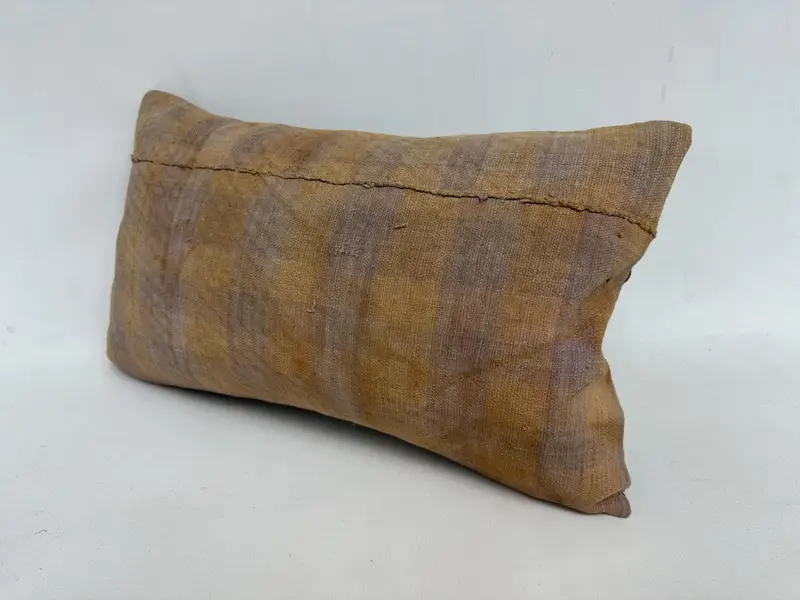 Pet Yastığı, Kilim Yastığı Kapağı, Destek Atma Yastığı Kılıfı, Yastık Kılıfı, Hediye Yastığı, İç Tasarımcı Yastığı, 12x20 Bej Yastık Kılıfı - 4