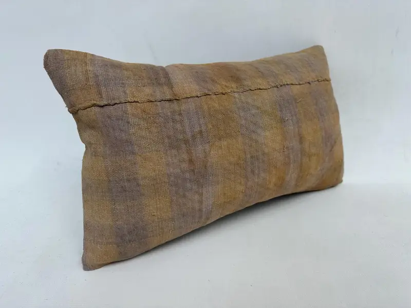 Pet Yastığı, Kilim Yastığı Kapağı, Destek Atma Yastığı Kılıfı, Yastık Kılıfı, Hediye Yastığı, İç Tasarımcı Yastığı, 12x20 Bej Yastık Kılıfı - 3