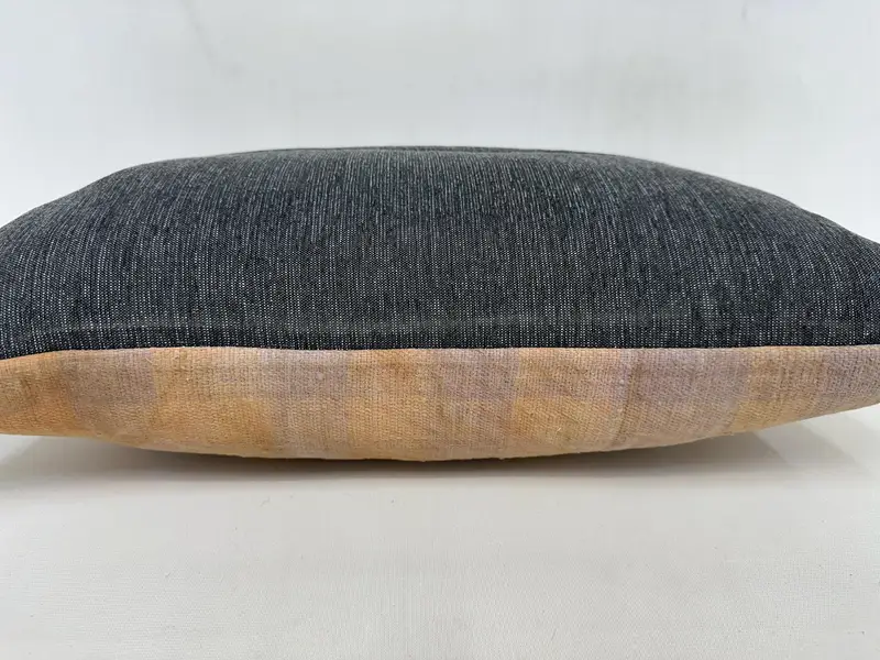 Pet Yastığı, Kilim Yastığı Kapağı, Destek Atma Yastığı Kılıfı, Yastık Kılıfı, Hediye Yastığı, İç Tasarımcı Yastığı, 12x20 Bej Yastık Kılıfı - 7