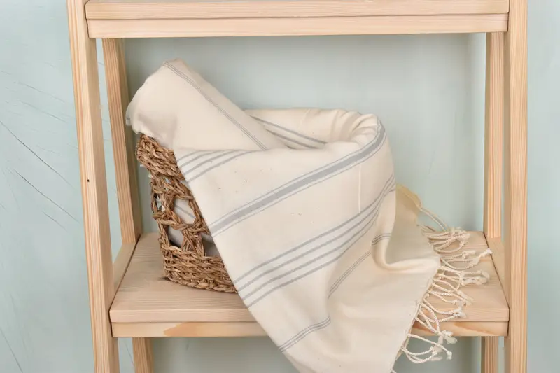 Turkish towel, Beach Theme Bachelorette Party Gifts, Personalized Beach Towel, Beach Towel Gift, 70x40 Linen Striped Towel, Halloween Gifts - 4