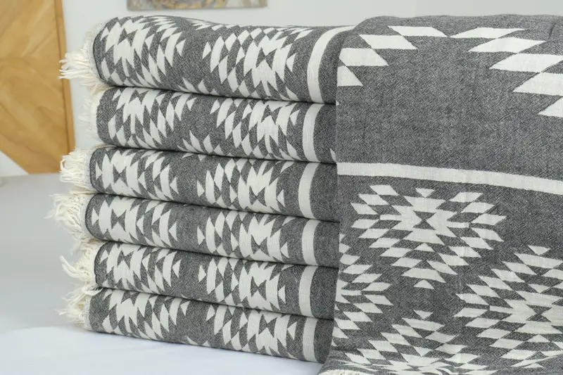 84x56 Cotton Kilim Towel, Xmas Gifts, Custom Wedding Gifts, Bachelorette Party Items, Spooky Bachelorette Party, Throw Blanket, Personalized Gifts - 2