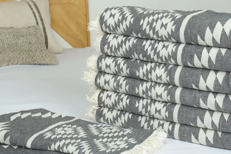 84x56 Cotton Kilim Towel, Xmas Gifts, Custom Wedding Gifts, Bachelorette Party Items, Spooky Bachelorette Party, Throw Blanket, Personalized Gifts - 3