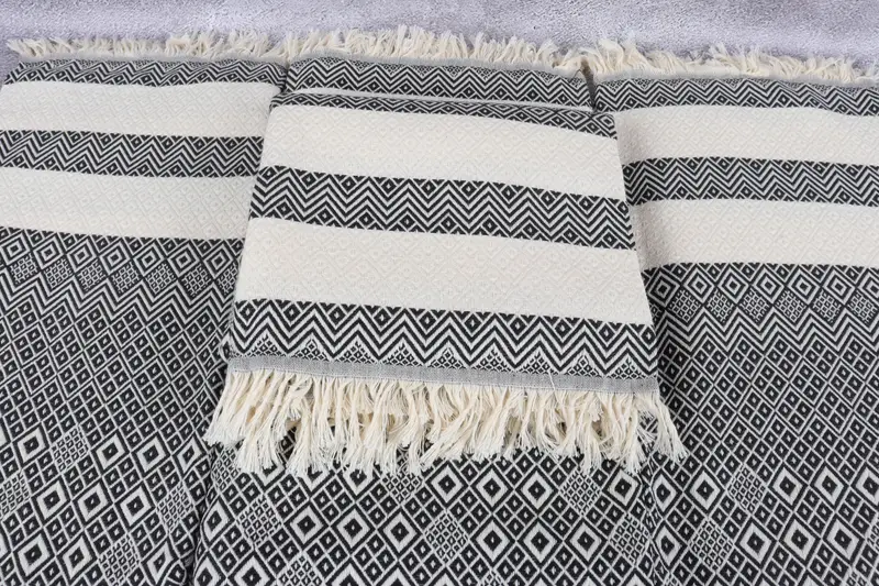 70x40 Cotton Diamond Towel, Organic towel, Turkish Towel Bulk, Custom Wedding Gifts, Gift For Coworker, Quick-Dry Beach Towel, Bachelor Party Favors - 4